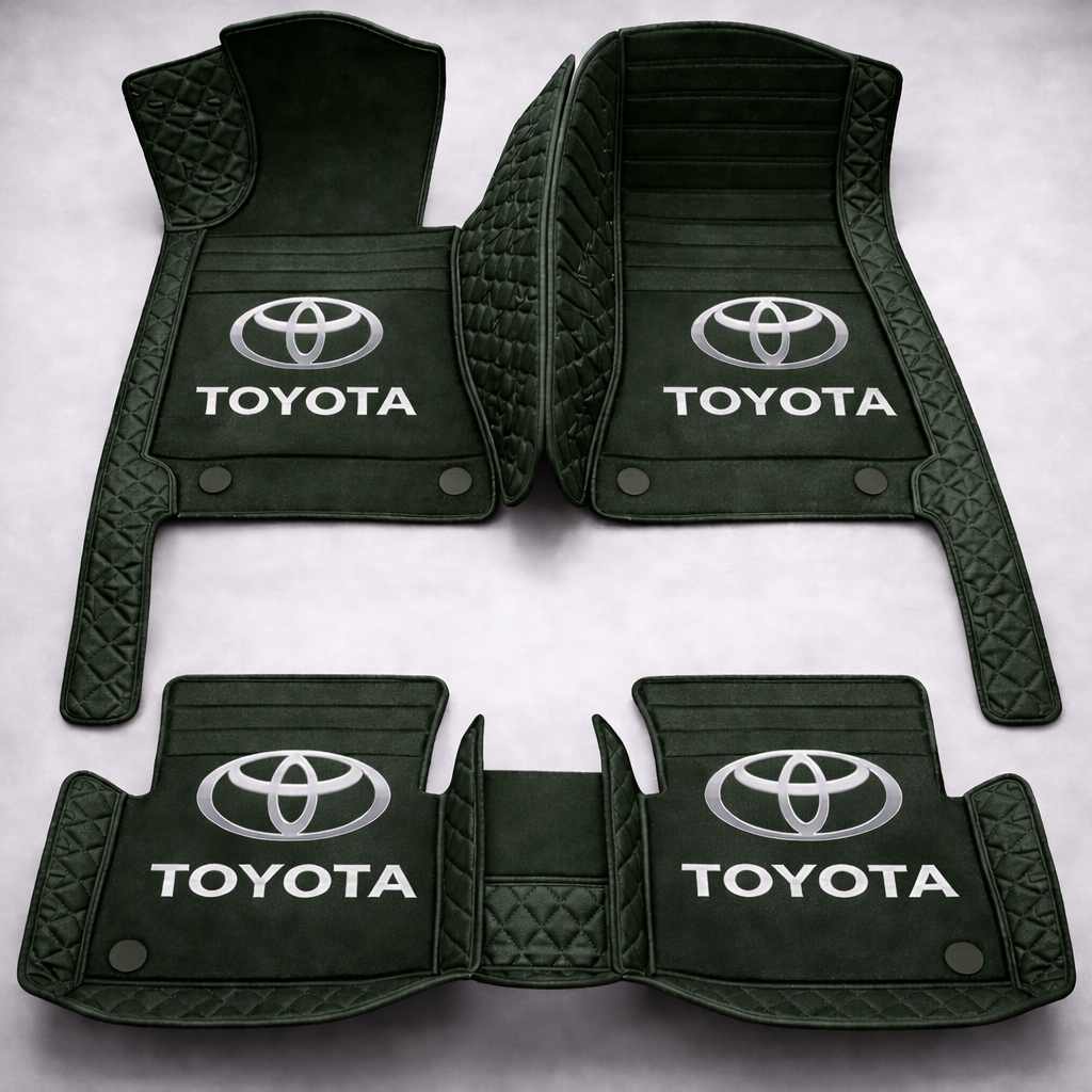 Prémium PVC és bőr autószőnyeg szett, minden időjáráshoz, vízálló – komplett első és hátsó készlet.