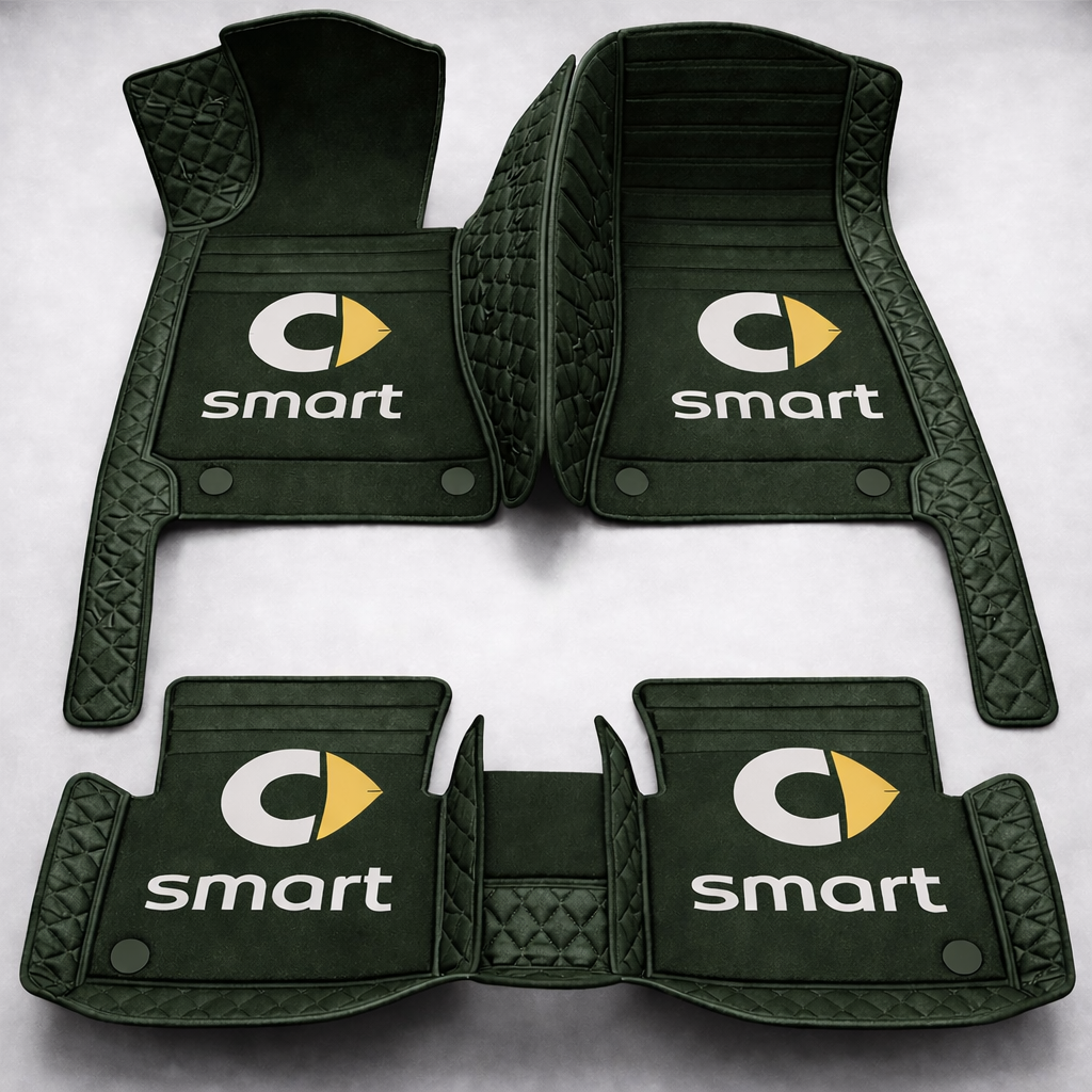 Prémium PVC és bőr autószőnyeg szett, minden időjáráshoz, vízálló – komplett első és hátsó készlet.