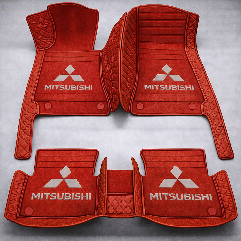 Prémium PVC és bőr autószőnyeg szett, minden időjáráshoz, vízálló – komplett első és hátsó készlet.